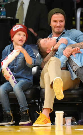 Cruz Beckham, David Beckham, Romeo Beckham Cruz Beckham, David Beckham, Romeo Beckham
